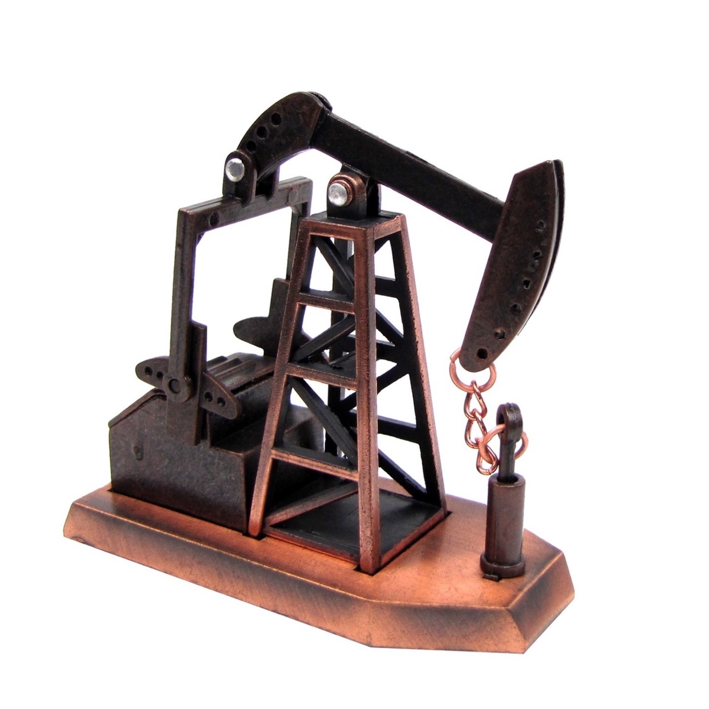 Tg,Llc Treasure Gurus 1:48 O Gauge Scale Replica Oilfield Oil Pump Jack Rig Die Cast Pencil Sharpener