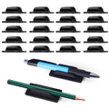 Aiersa Pencil Holder For Desk,20Pcs Pen Holders For Classroom Clipboard Attachment,Silicone Adhesive Pencil Holder For School St