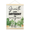 TLESKE Classroom Mental Health Poster Hanger Frame, Positive Affirmations Hanging Wall Art Room Decor for School Counseling Ther