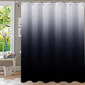 Yiartaan Shower Curtain,Black Shower Curtains For Bathroom,Ombre Diatomaceous Earth Appearance Shower Curtain Sets Farmhouse Bla