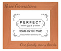 Gifts For All By Rachel Olevia Sentimental Photo Frame Three Generations One Family Many Hearts Wood Engraved 8x10 Landscape Pic