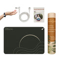 ElectraWave Grounding Pad 100% Vegan Carbon Leatherette, Boost Wellness, Reduce Inflammation, Improve Sleep - Anti-Static Portab