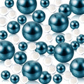 Navy Blue Floating Pearls | 150PCS Navy Blue Pearls Bead for Centerpieces Vases, Navy Blue No Hole Beads | 8/14/20 mm Floating B