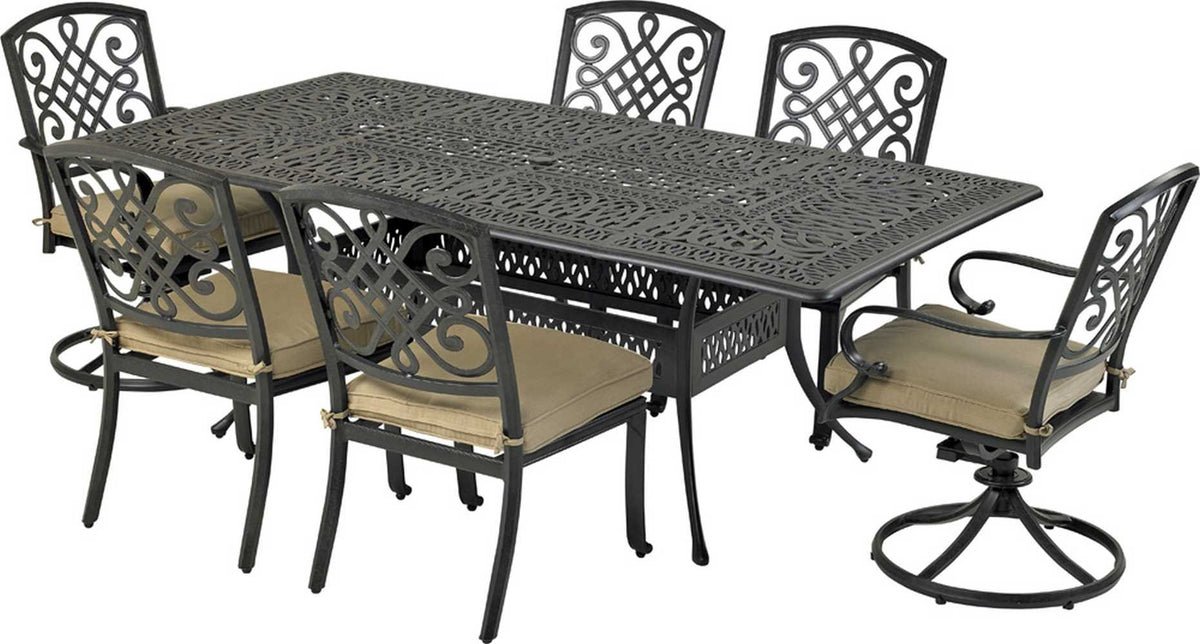 Patio Resort RCDTMN8444-BT1 Bridgetown 7-Piece Dining Set