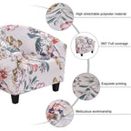 Niluoh Club Chair Slipcover Jacquard Tub Chair Cover Stretch Armchair Covers Sofa Cover Furniture Protector For Living Room (A52