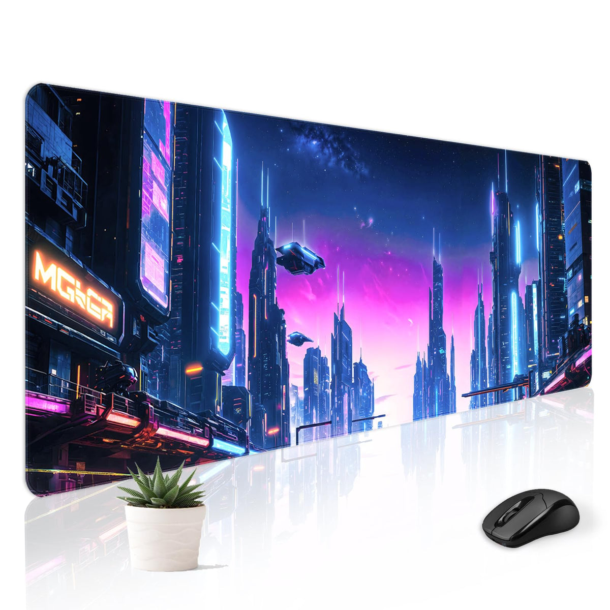 Stanoha Mouse Pad Desk Mat Gaming Large Keyboard Cute Office Desktop Computer Laptop City Xxl Long Giant Big Kawaii Cool Modern