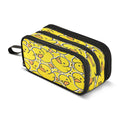 Yellow Duck Pencil Case Large 3 Compartment Pen Bag Pouch Holder Box For Office College School Portable Storage Bag For Kids