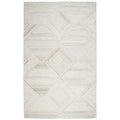 Rizzy Home Alora Decor Makalu 9' X 12' Geometric/Solid Ivory/Natural Hand-Tufted Area Rug