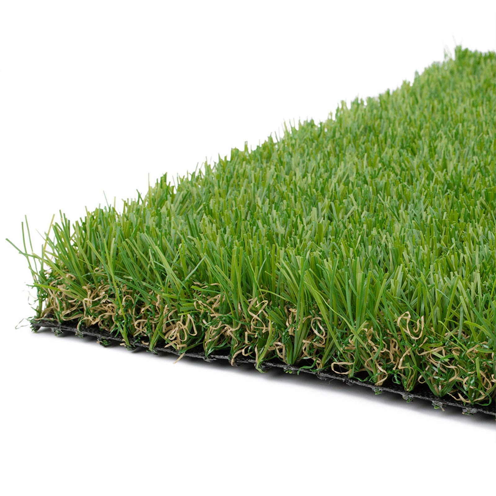 Realistic Thick Artificial Grass Turf -Indoor Outdoor Garden Lawn Landscape Synthetic Grass Mat - Thick Fake Grass Rug 10Ftx81Ft