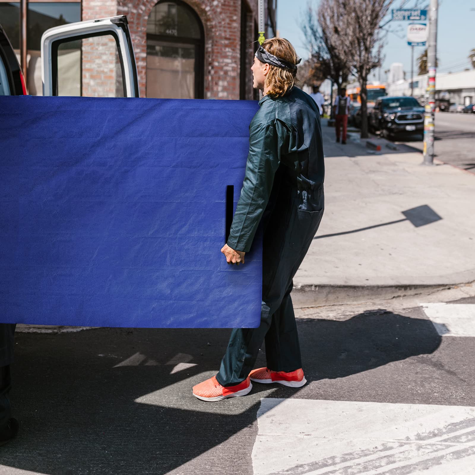 Coldwind Mattress Bags For Moving And Storage,Waterproof Mattress Cover For Moving With Heavy Duty Handles, Reusable Mattress St