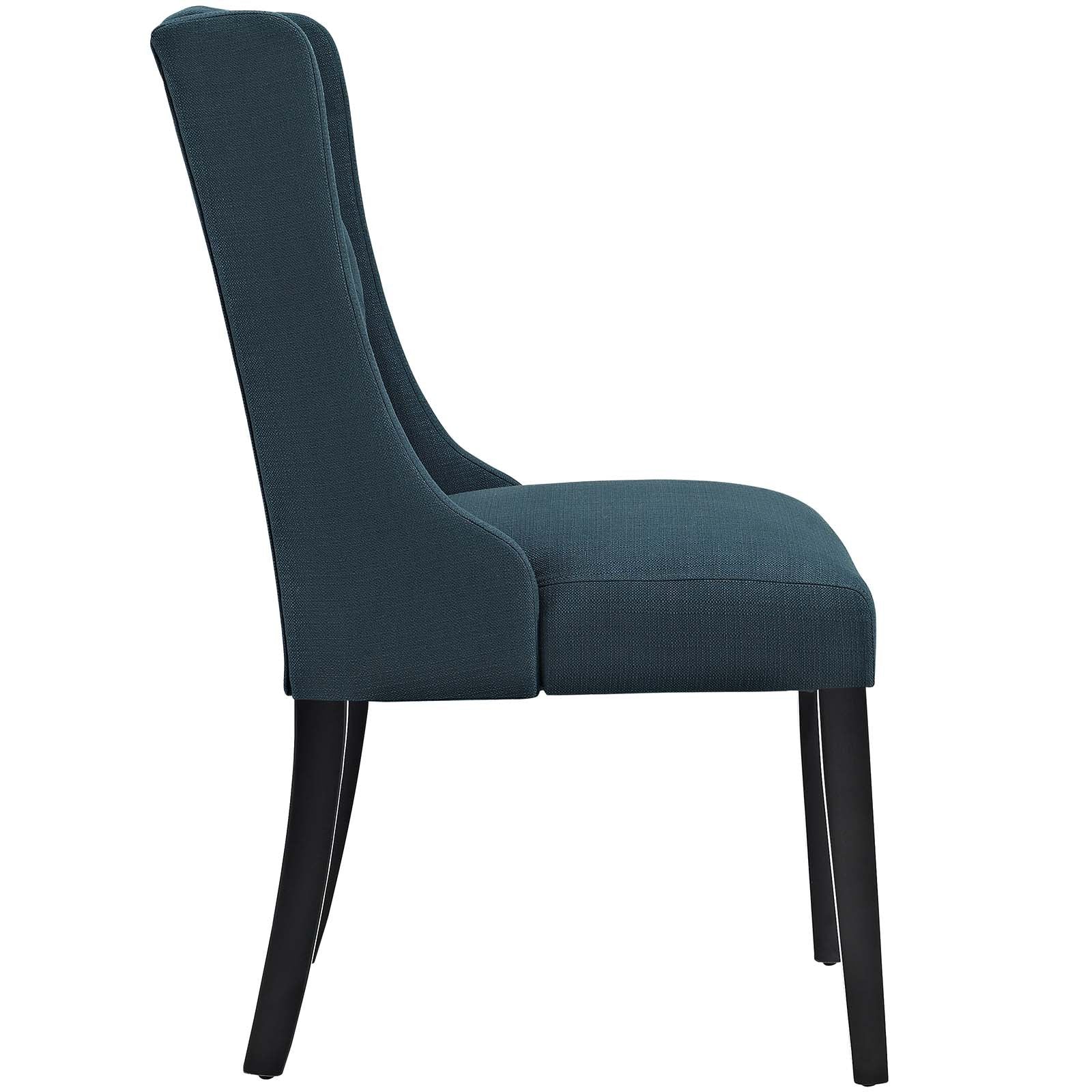 Modway Baronet Modern Tufted Upholstered Fabric Parsons Kitchen And Dining Room Chair In Azure