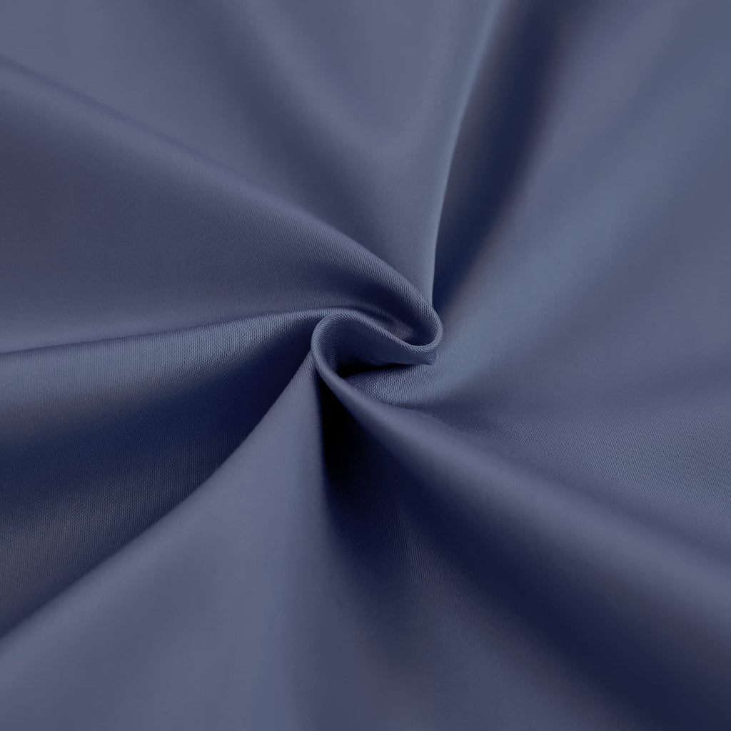Oubonun 100% Cotton Body Pillowcase - 800 Thread Count/21X54, Moisture Absorbent And Breathable, Premium Hotel Body Pillow Cover For All Seasons, Steel Blue