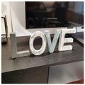 HoreZer Wooden Letter Table Top Freestanding Sign,Rustic Wood LOVE Sign,LOVE Signs for Home Decor,Freestanding Wooden Letters fo