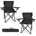 WEIDIORME 2 Pack Lightweight Camping Chairs for Adults & Teens, 250LBS Capacity Foldable Portable Chairs with Carry Bag, Compact