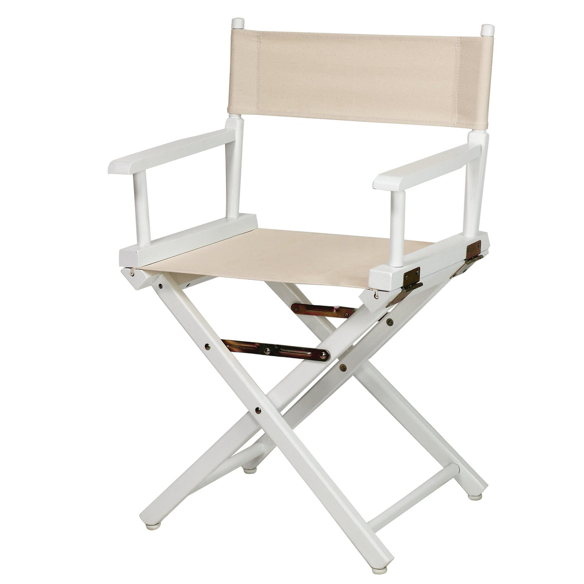 Casual Home 18&quot; Director'S Chair White Frame With Wheat Canvas