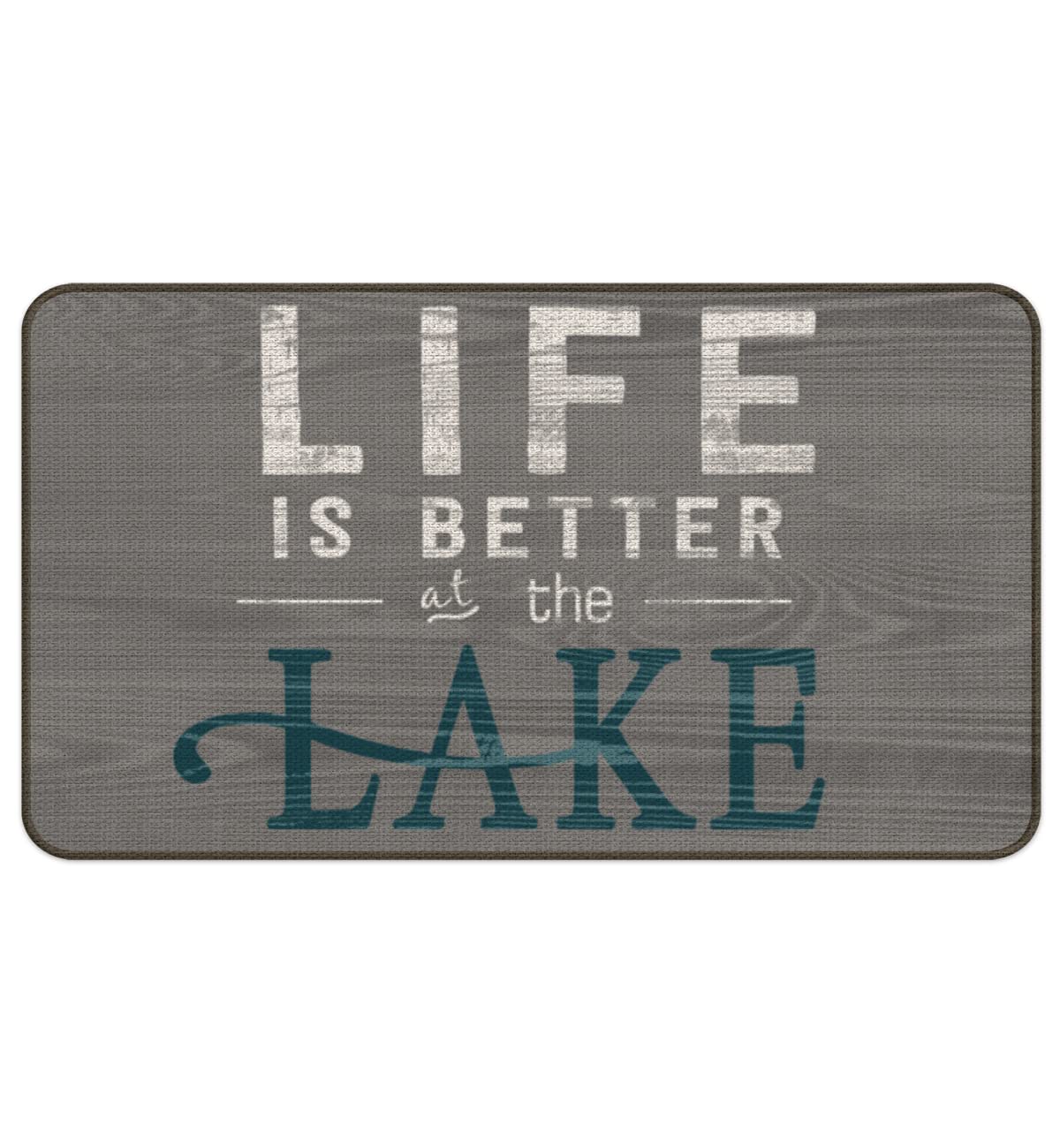 M-Qizi Lake House Door Mat - Lake House Gifts, 17X30 Doormats Indoor Outdoor, Lake Themed Decor, Lake House Decor For The Home,