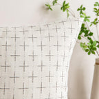 Miulee Pack Of 2 Decorative Burlap Linen Throw Pillow Covers Modern Farmhouse Pillowcase Rustic Woven Textured Cushion Cover For Sofa Couch Bed 24X24 Inch Pure White