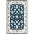 Rizzy Home Alora Decor Spirit 5' X7'6" Classical Navy/Ivory Hand Tufted Area Rug