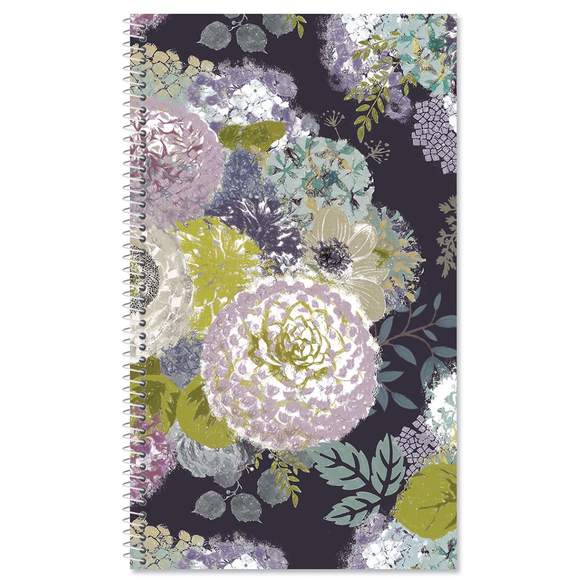 Fall Florals Password And Pin Keeper - 94 Pages; 5 Inch X 8-1/2 Inch, Softcover Spiral-Bound Website Login Organizer