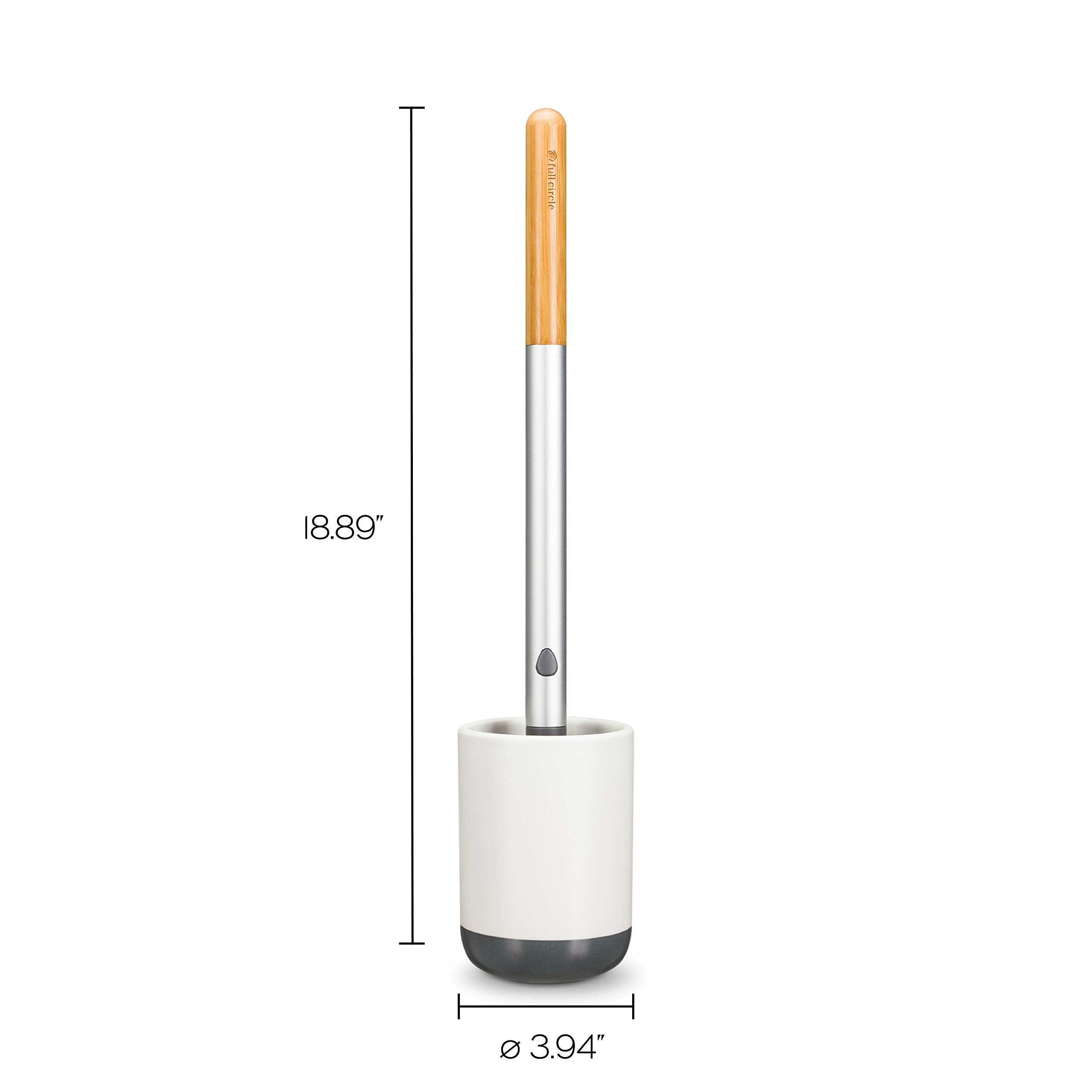 Full Circle Toilet Brush Refill Replacement Head – Scrub Queen Bathroom Cleaning Tool, Color: Brush Refill, Size: Toilet Brush