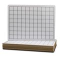 9 X 12 Two Sided 1 Squares Grid Board 12 Pack