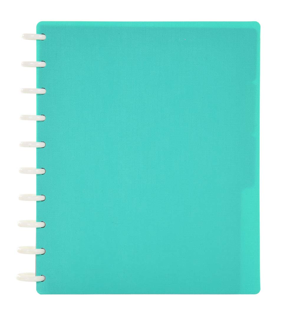 Talia Discbound Notebooks, Planner, Customizable, (Celestial Turquoise, Midsize (7.5In X 9.75In))