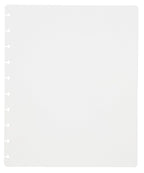Talia Discbound Notebooks, Planner, Customizable, (White W/Turq Discs, Junior (5.5In X 8.5In))