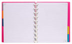 Talia Discbound Notebooks, Planner, Customizable, (90'S Pink, Midsize (7.5In X 9.75In))