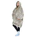 Tirrinia Oversized Blanket Hoodie, Wearable Fluffy Sherpa Blanket, Cozy Sweatshirt Blanket Gift For Adult Women Men Girlfriend