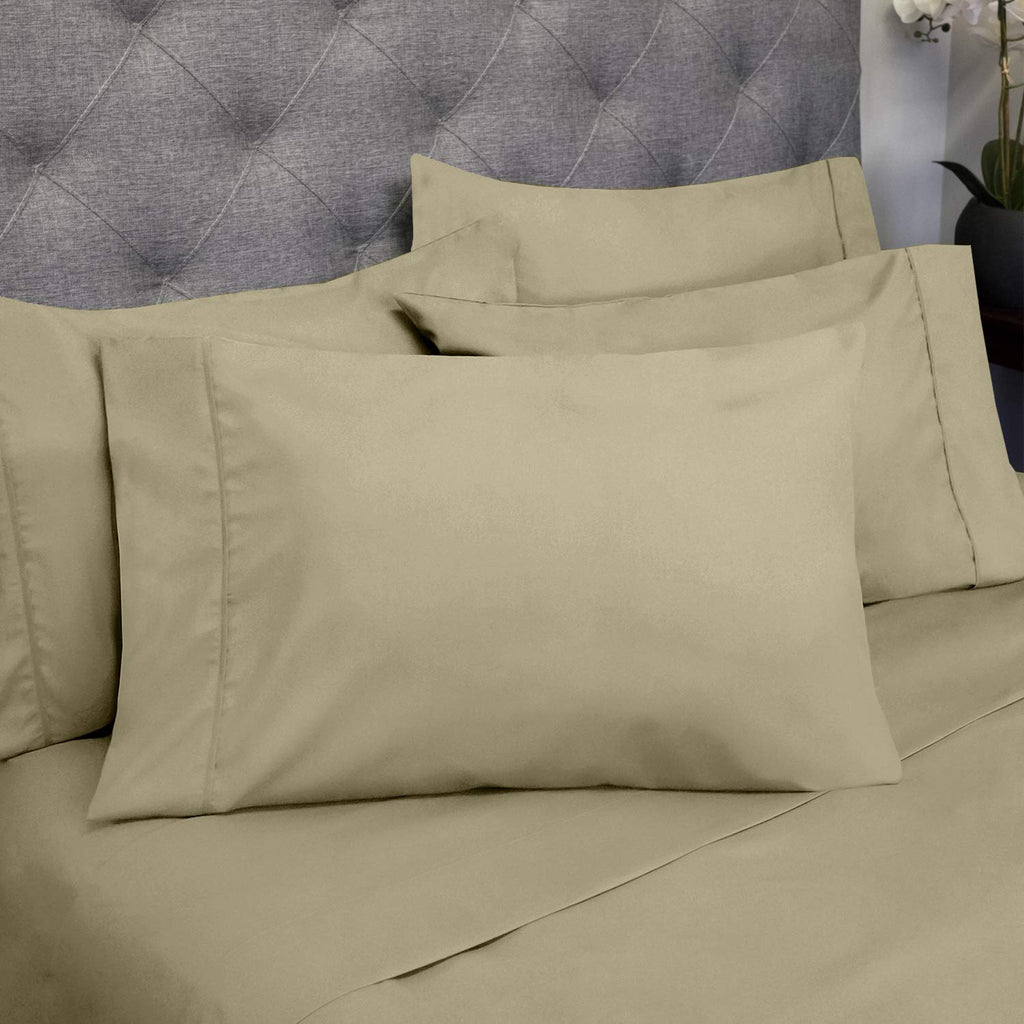 Twin Size Bed Sheets - 4 Piece 1500 Supreme Collection Fine Brushed Microfiber Deep Pocket Twin Sheet Set Bedding - 1 Extra Pillow Cases, Great Value, Twin, Sage