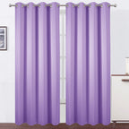 Lemomo Blackout Curtains 66 X 84 Inch/Lavender Curtains Set Of 2 Panels/Thermal Insulated Room Darkening Bedroom Curtains