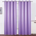 Lemomo Blackout Curtains 52 X 95 Inch/Lavender Curtains Set Of 2 Panels/Thermal Insulated Room Darkening Bedroom Curtains