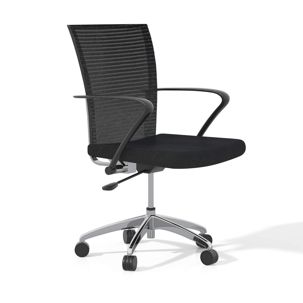 Safco Mayline Group Valore Chair, Black TSH3BB 20.5"D x 23.5"W x 36.5"H