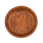 Edhas Mango Wood Decorative Round Carved Bowl For Decoration, Centerpiece Bowl For Table (10' X 10' X 2.5')