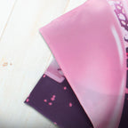 PAKBOOM 100th Birthday Backdrop Banner - Pink Purple Gold Polyester 4 x 6ft