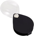 Eschenbach Optical Magnifying Glass Classic 6.0 X Diameter 30 Mm Round Black