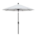 California Umbrella GSCUF9087055404 9 Round Aluminum Pole Fiberglass Rib Market Patio Umbrella, 9Foot, Natural