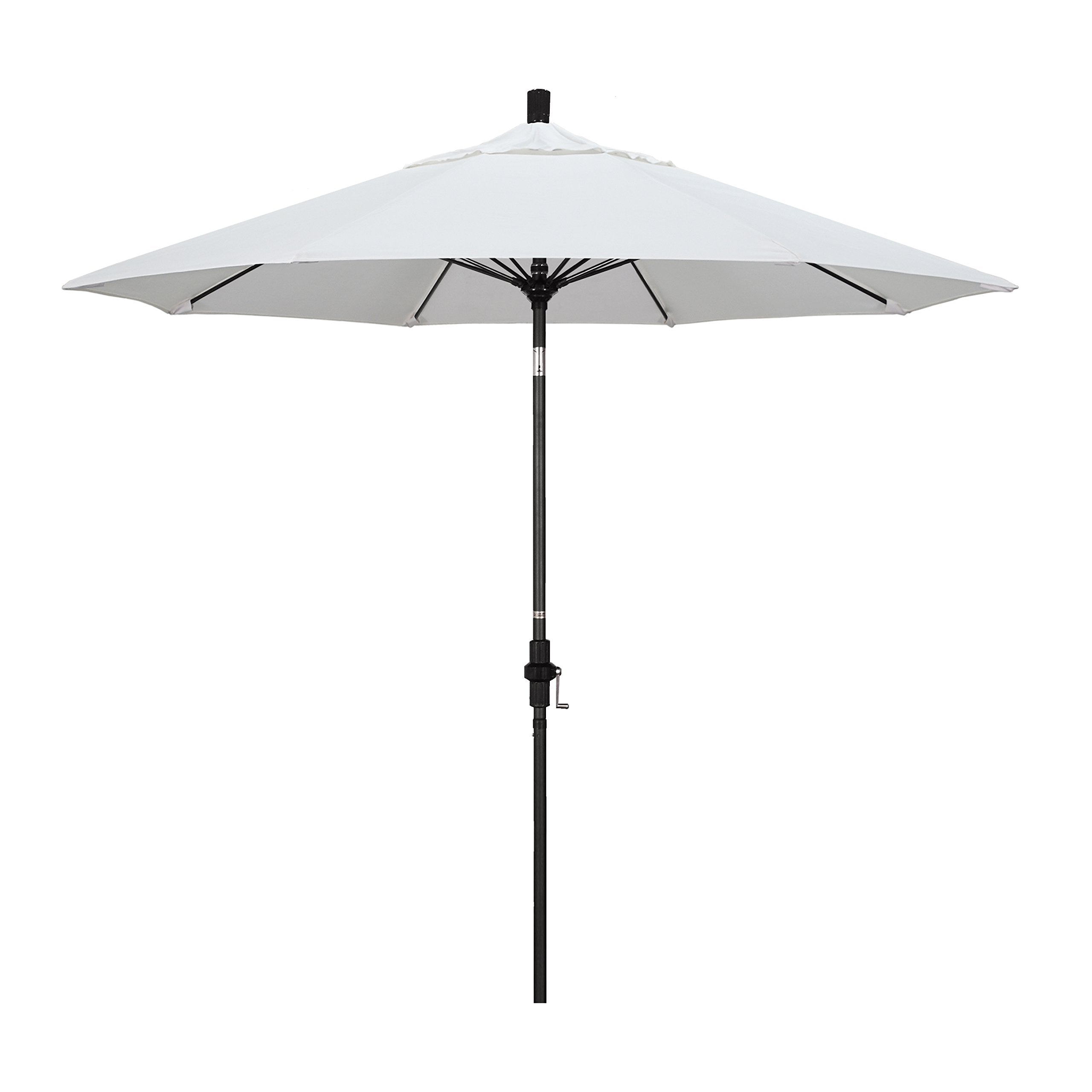 California Umbrella GSCUF9087055404 9 Round Aluminum Pole Fiberglass Rib Market Patio Umbrella, 9Foot, Natural