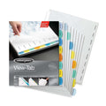 Wilson Jones 55965 View Tab Paper Dividers, 8-Tab, 8-1/2-Inch X11-Inch , Multi