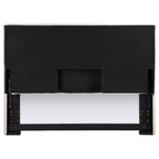 Coaster Home Furnishings Pirro Transitional 46-inch Fabric Upholstered Panel Headboard for Bedroom King Size Sand 315980K