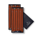 Colonial Candle Unscented Taper Candle, Classic Collection, Amber, 12 in, Pack of 12 - Up to 10 Hours Burn