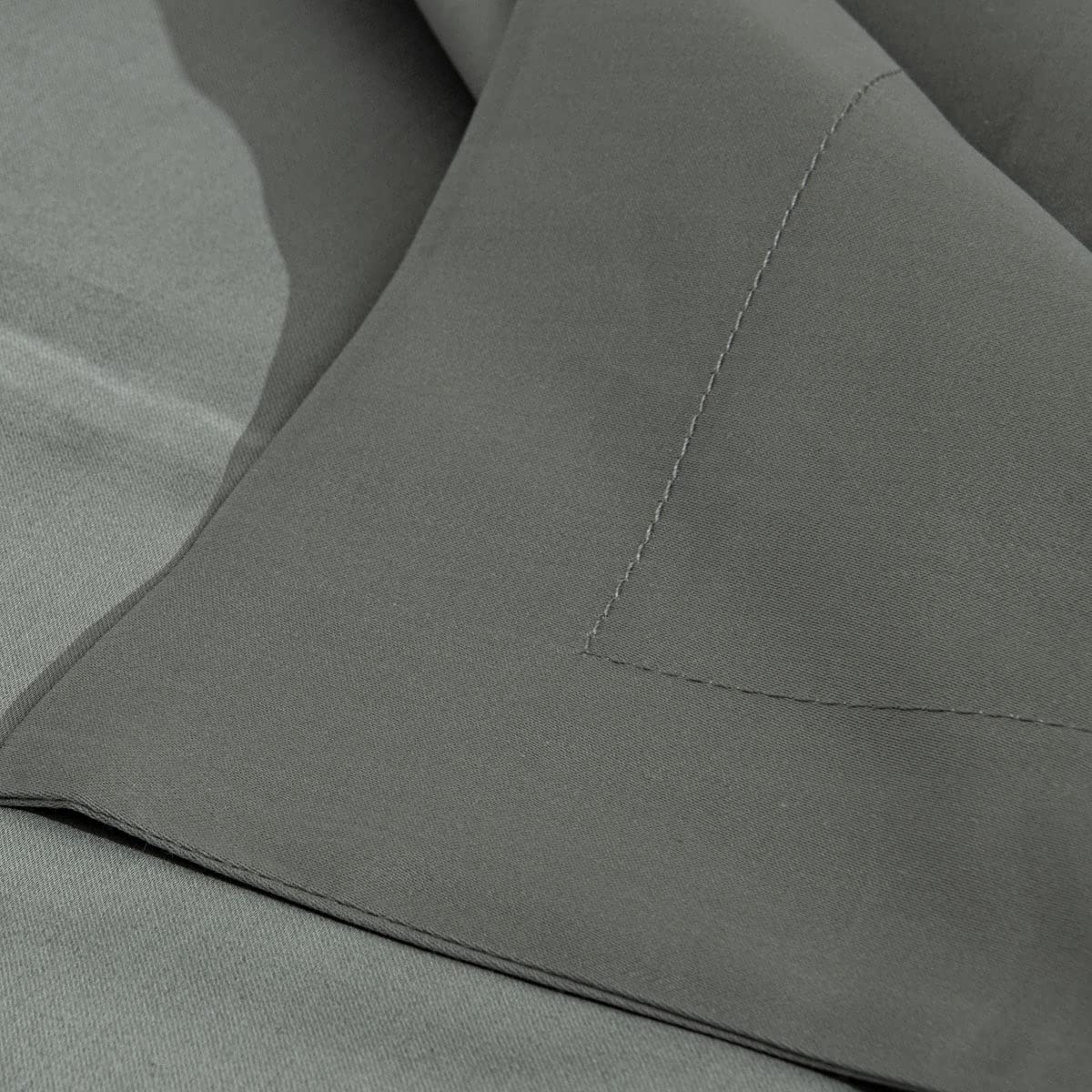 Ntbay 2 Pack 500 Thread Count 100% Egyptian Cotton King Pillow Shams, Super Soft And Breathable Oxford Pillowcases For Bed, 20X36 Inches, Dark Grey