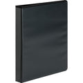 Sparco 19600 Round Ring View Binder, 1-Inch Capacity, 11-Inch X8-1/2-Inch , Black