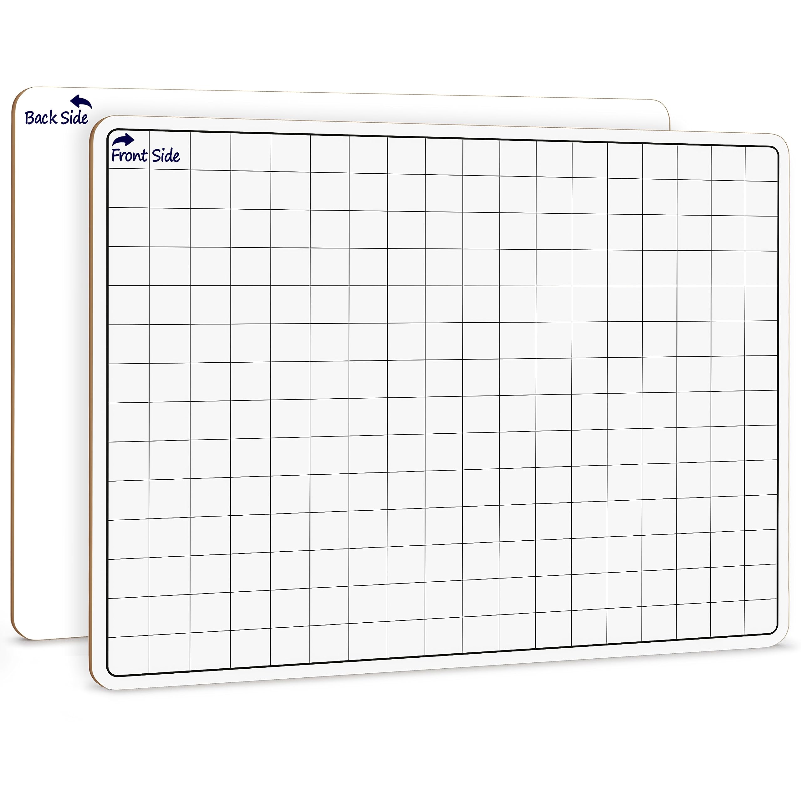 Scribbledo 11   X14    Large Graph Dry Erase Grid Board Double-Sided White Board .75    Cells Drawing Math Grid Lines Graphing C