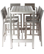 Pangea Home Betty-7Pc Gray Betty 7 Piece Bar Set