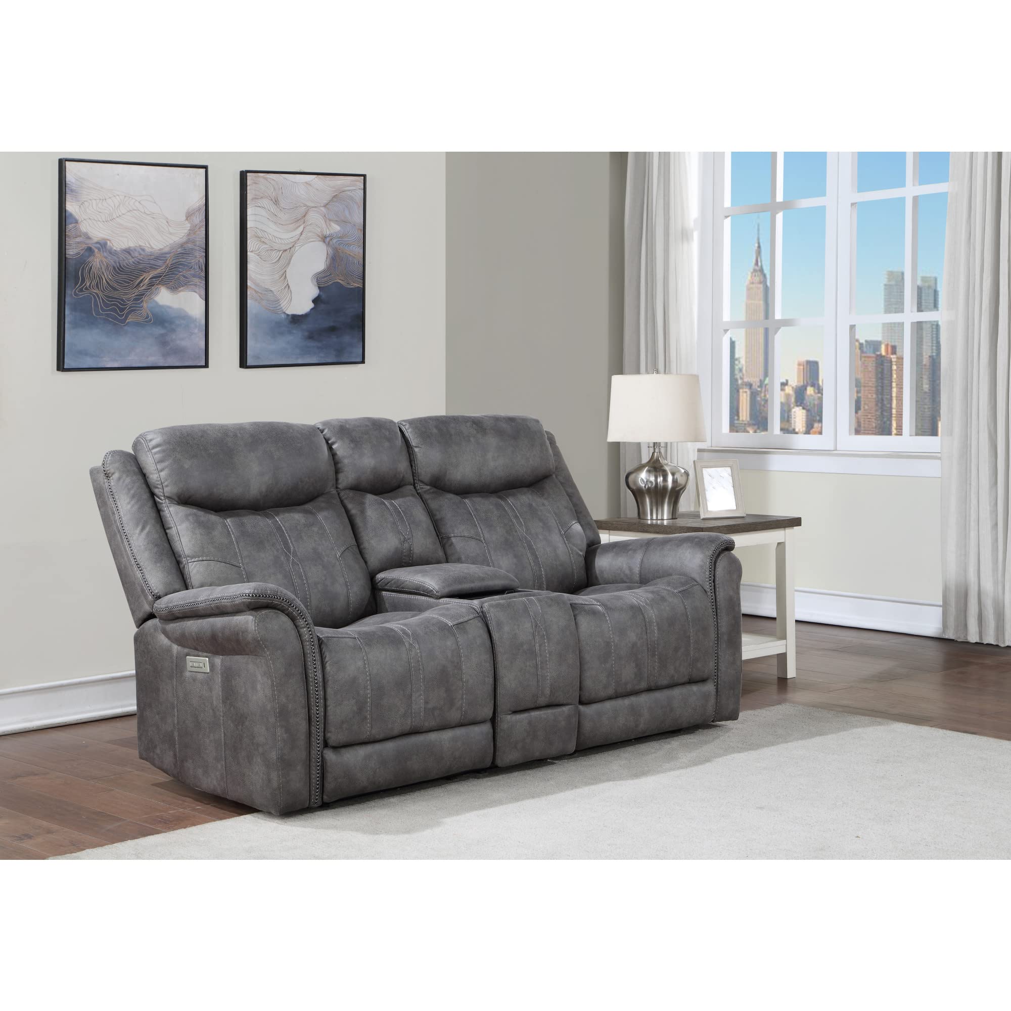 Morrison Power Reclining Console Loveseat - Thumbnail 3