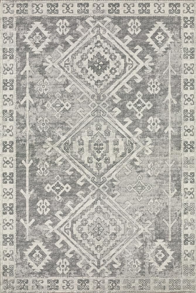 Dalyn Rugs Brisbane Br2 Aztec Medalion Silver 5' X 7'6&quot;