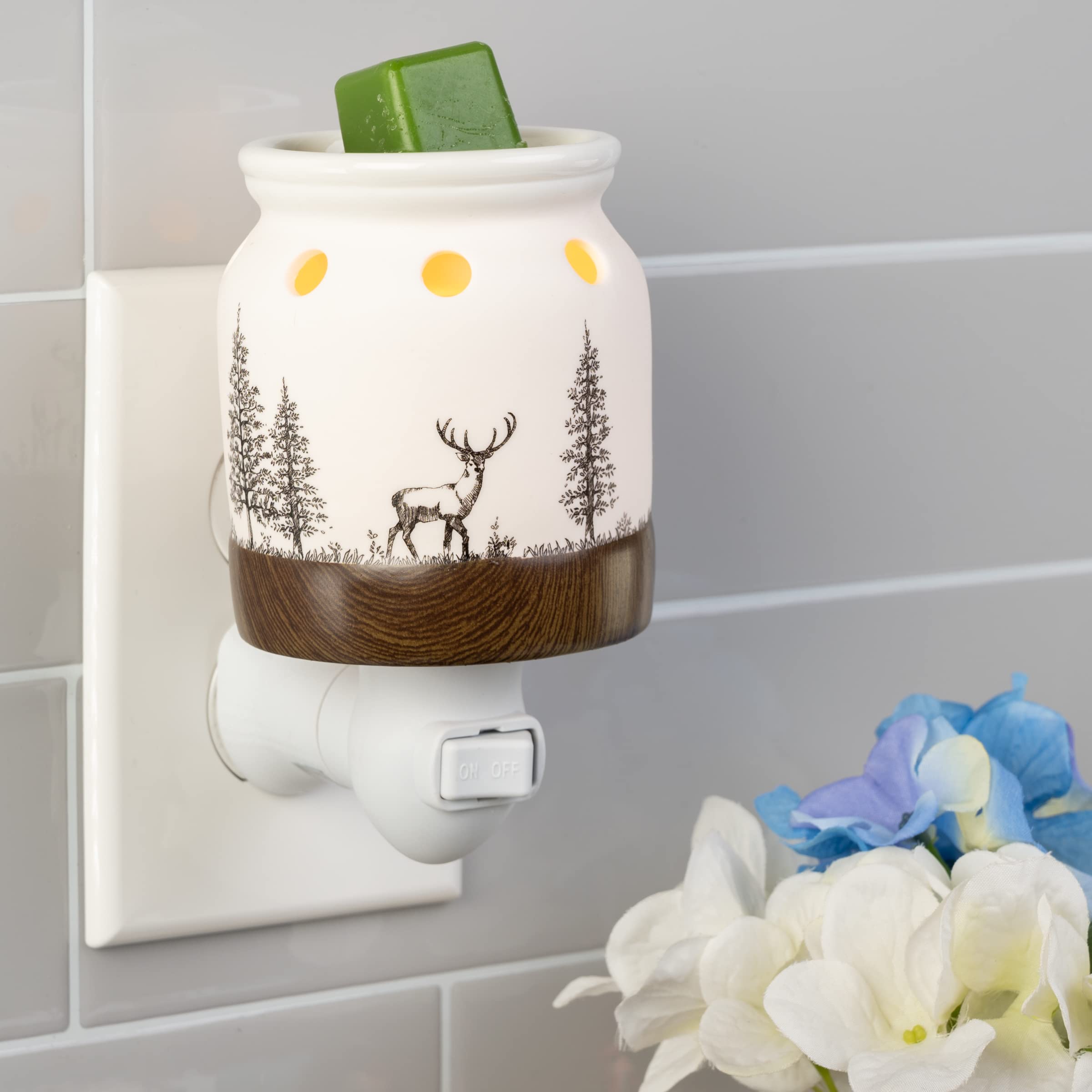 Scentsationals Accent Wax Warmer - Scented Wax Cube Melter - Electric Fragrance Plugin - Wickless Candle Air Freshener & Home D