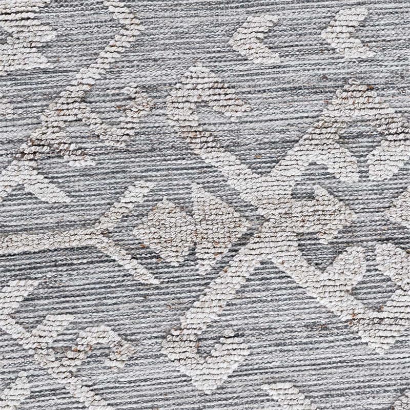 Kosas Home Hoeft 30 X 96 Transitional Polyester Fabric Area Rug In Gray