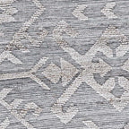 Kosas Home Hoeft 30 X 96 Transitional Polyester Fabric Area Rug In Gray